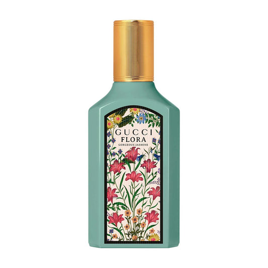 Gucci Flora Gorgeous Jasmine Eau de Parfum with Orange and Sandalwood 1.6 oz (50 mL) bottle